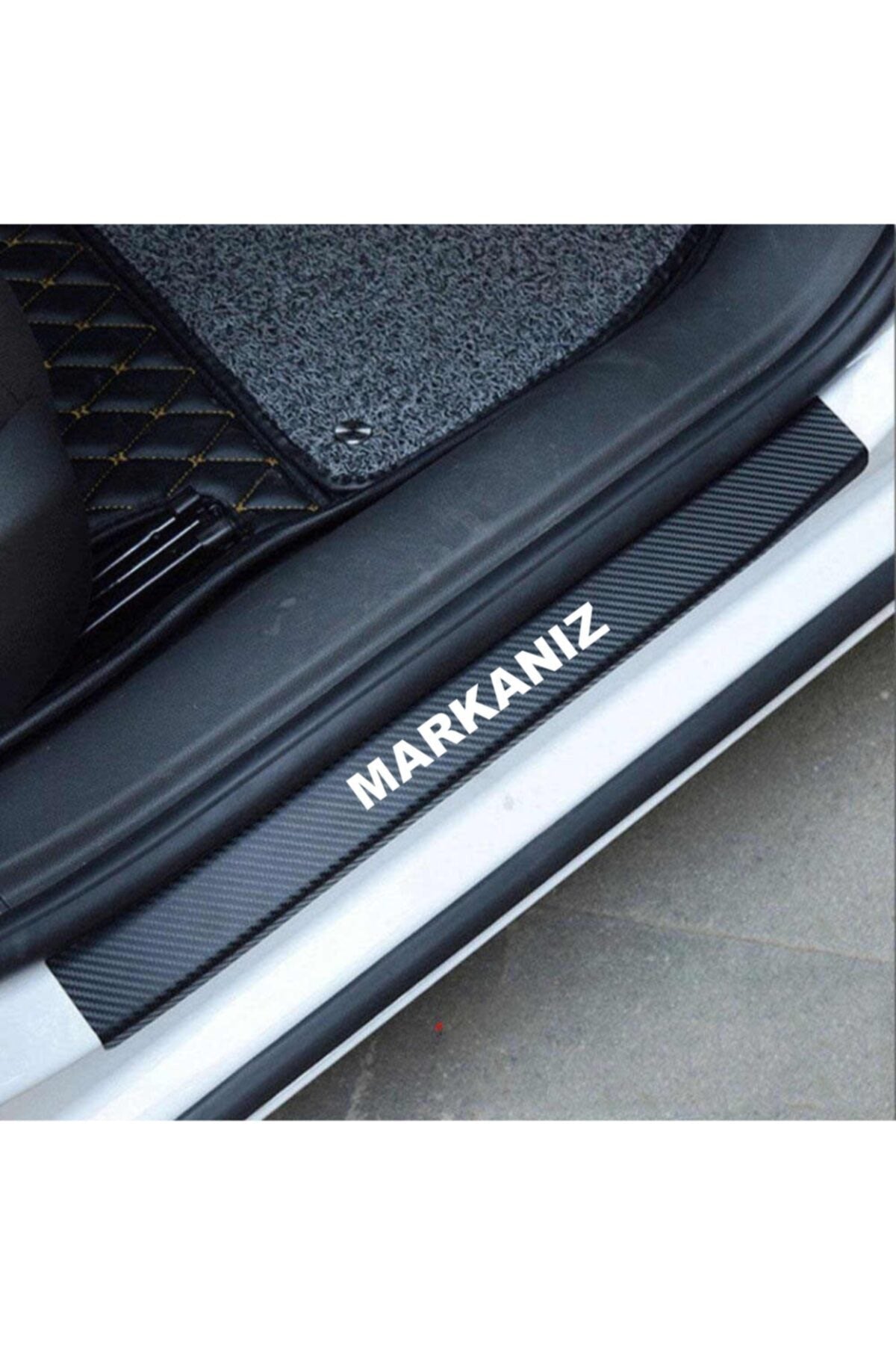 Fiat Fiorino Sticker Karbon Kapı Eşiği Oto Sticker 4 Adet