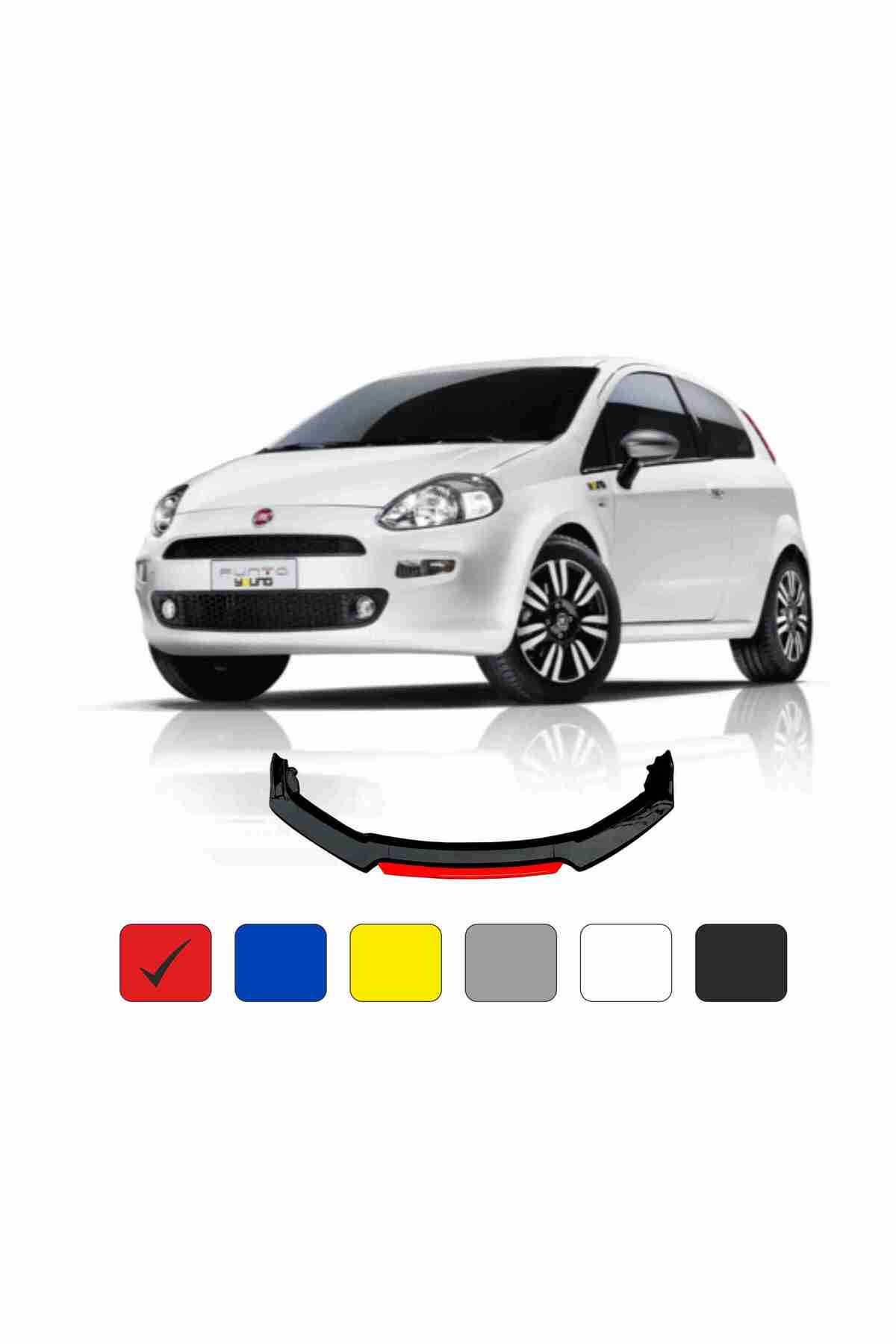 Fiat Punto Lip 4 Parça Kırmızı