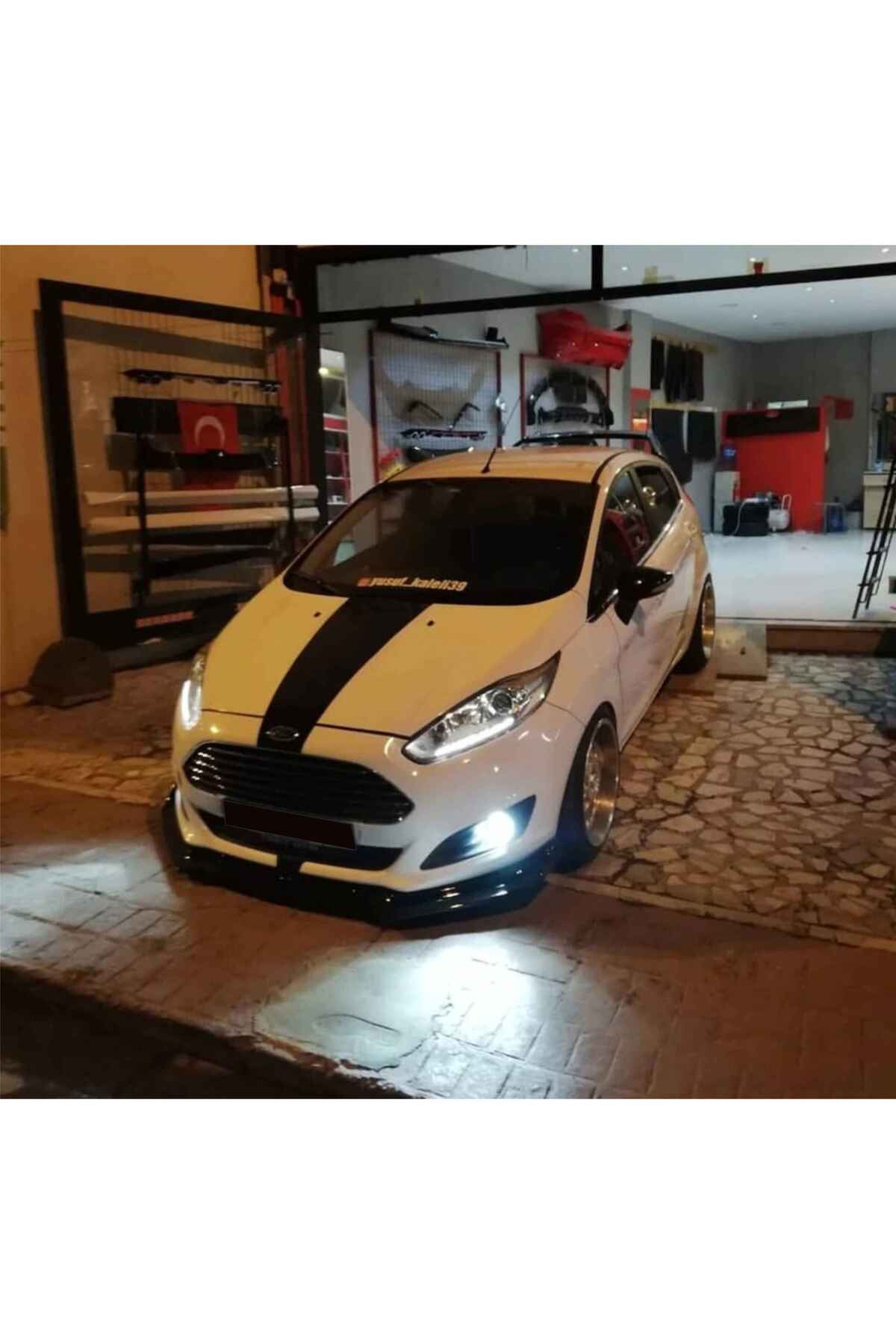 Sm Motors Ford Fiesta 2002-2020 Ön Tampon Eki Bodykit Karlık Lip123PİONABLACK221