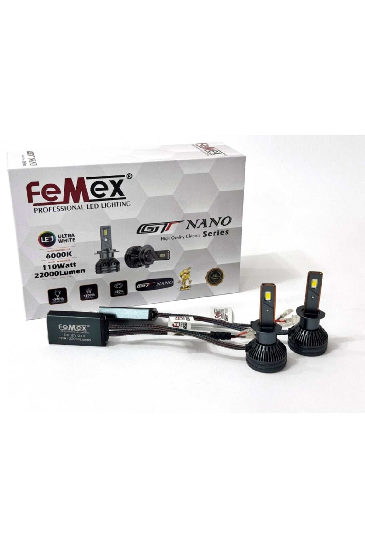 FEMEX Gt Nano Pro Csp Lextar H1 Led Xenon Led Headlight