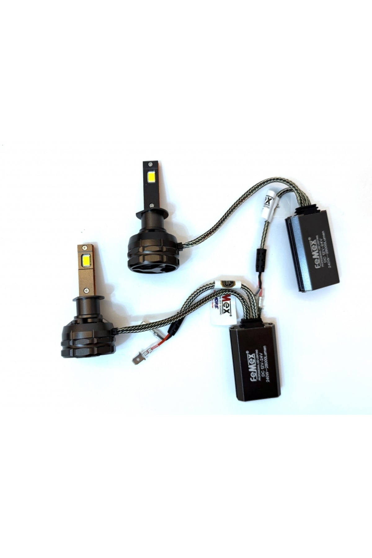 FEMEX H1 LED XENON LED HEADLİGHT FEMEX SUPER MORE CSP SUPERIOR ETI CHİPSET RADYATÖR SOĞUTMALI