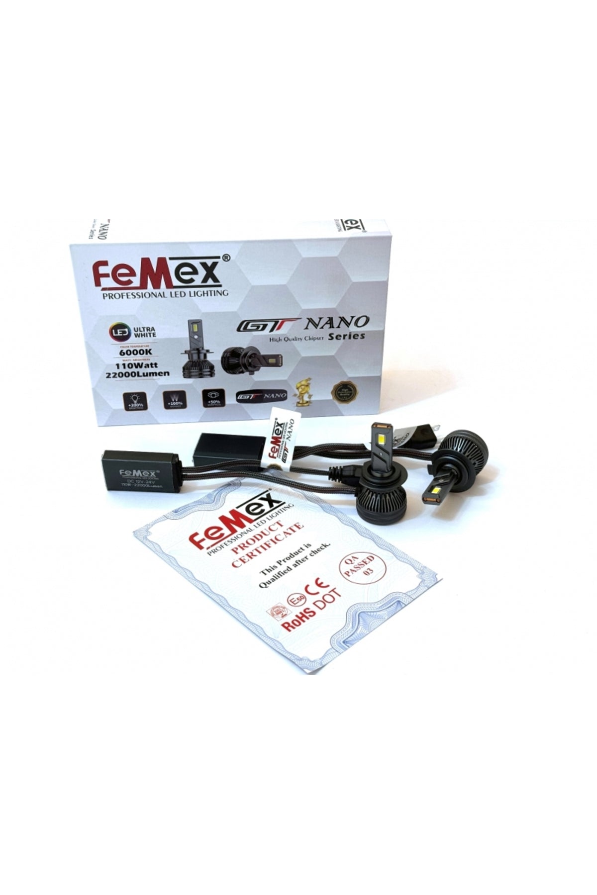 FEMEX H7 Led Xenon Led Headlight Femex Gt Nano Pro Csp Lextar