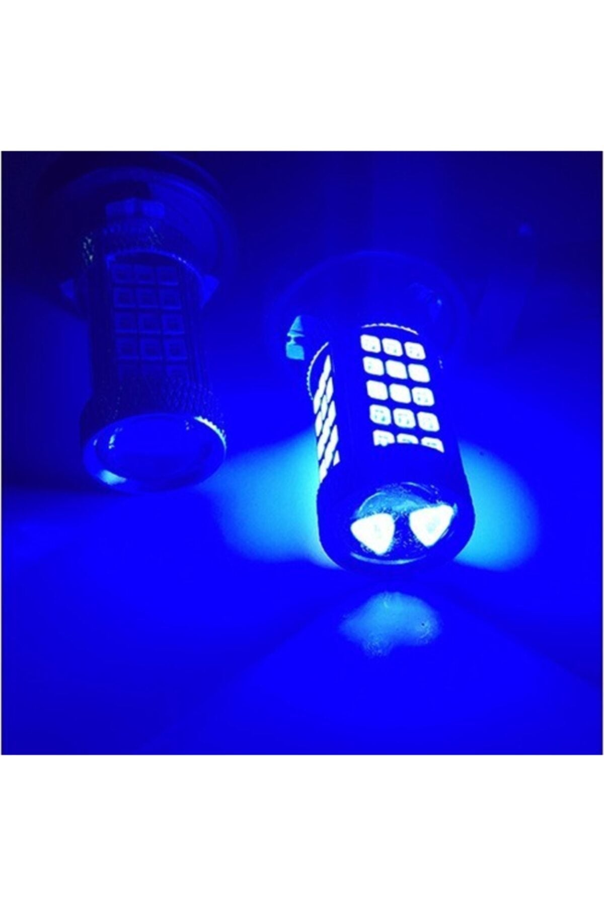 FEMEX H8/11- 9w- Sis Farları Için Led Ampul 2835chip Mavi Renk Mercekli 66ledli
