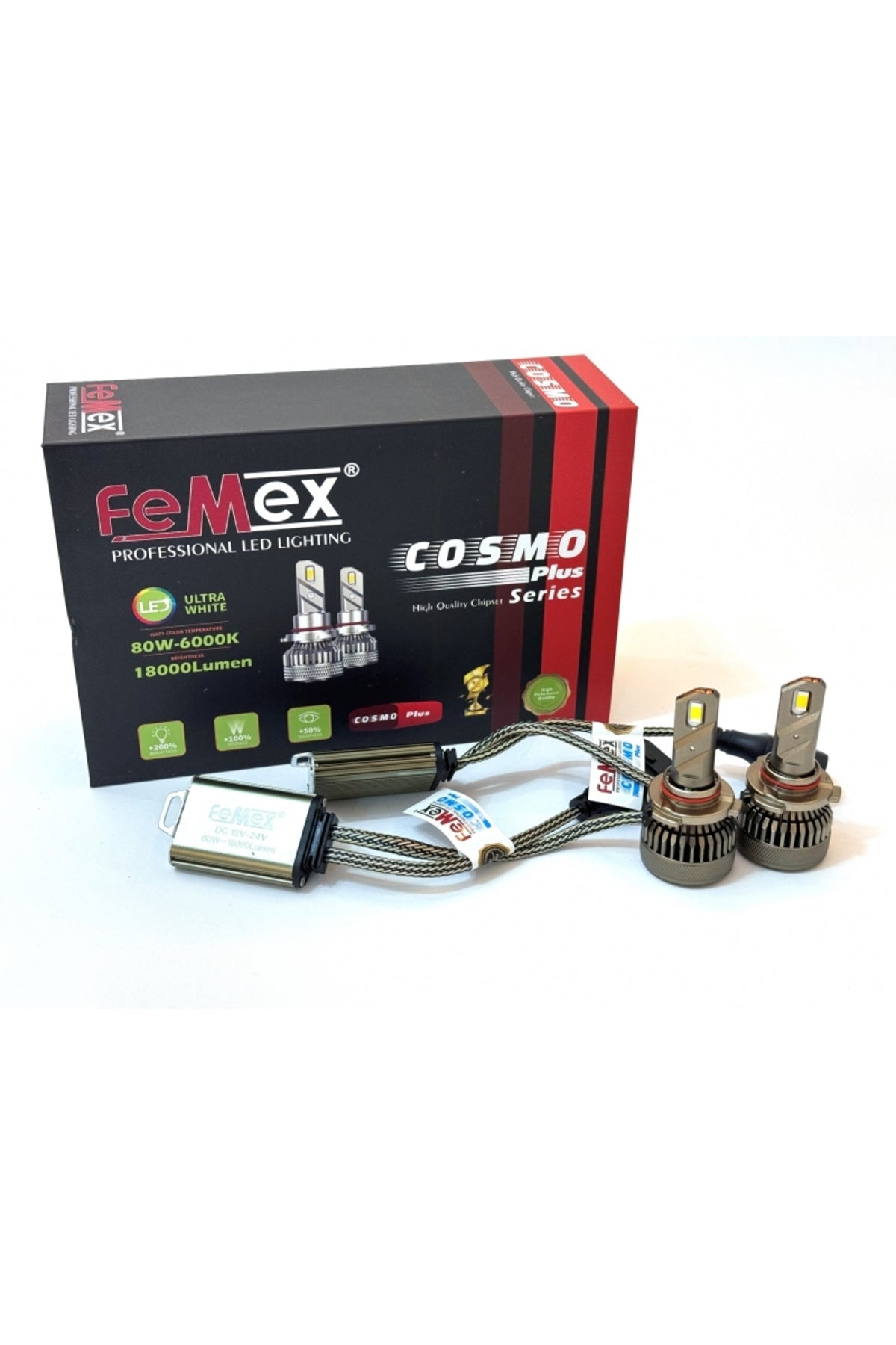FEMEX HB3 9005 LED FAR XENON LED HEADLİGHT FEMEX COSMO PLUS