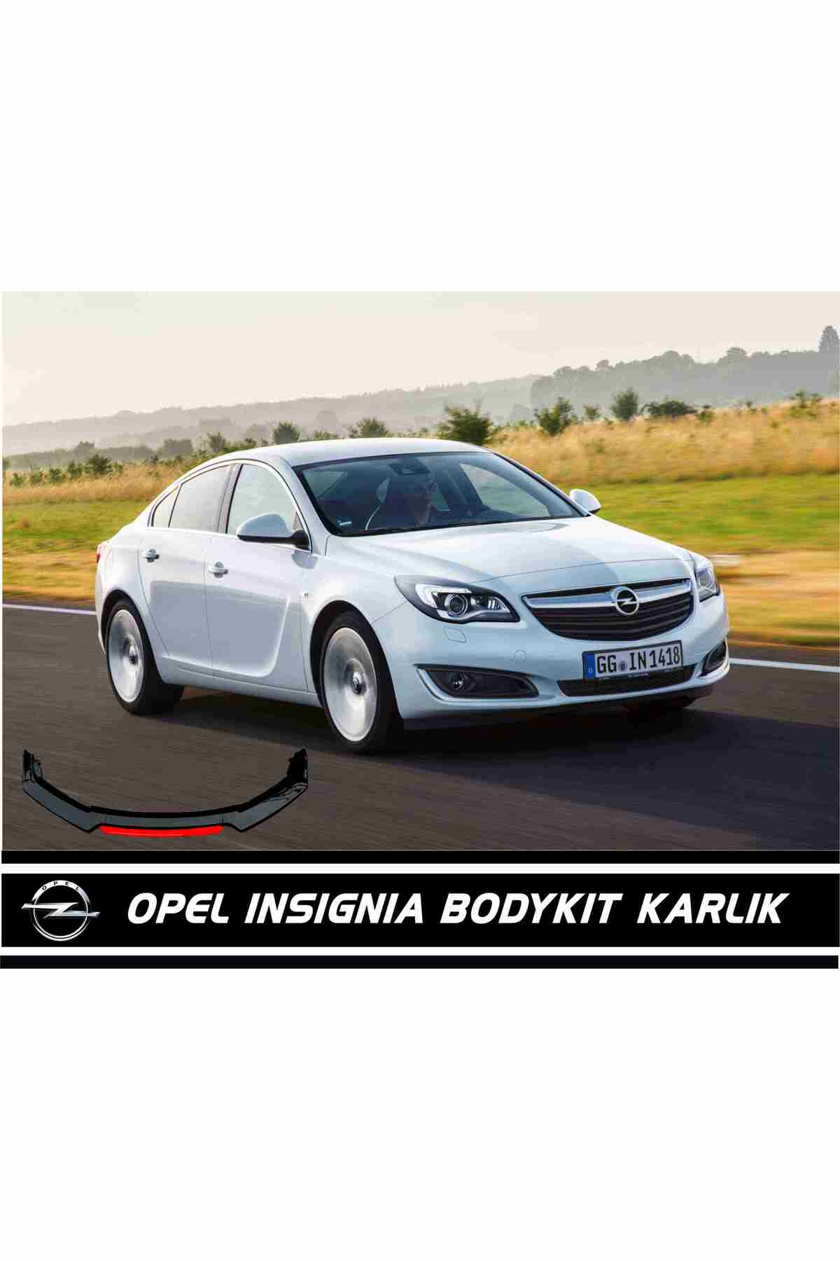 Insignia Lip 4 Parça Kırmızı / Tampon Eki