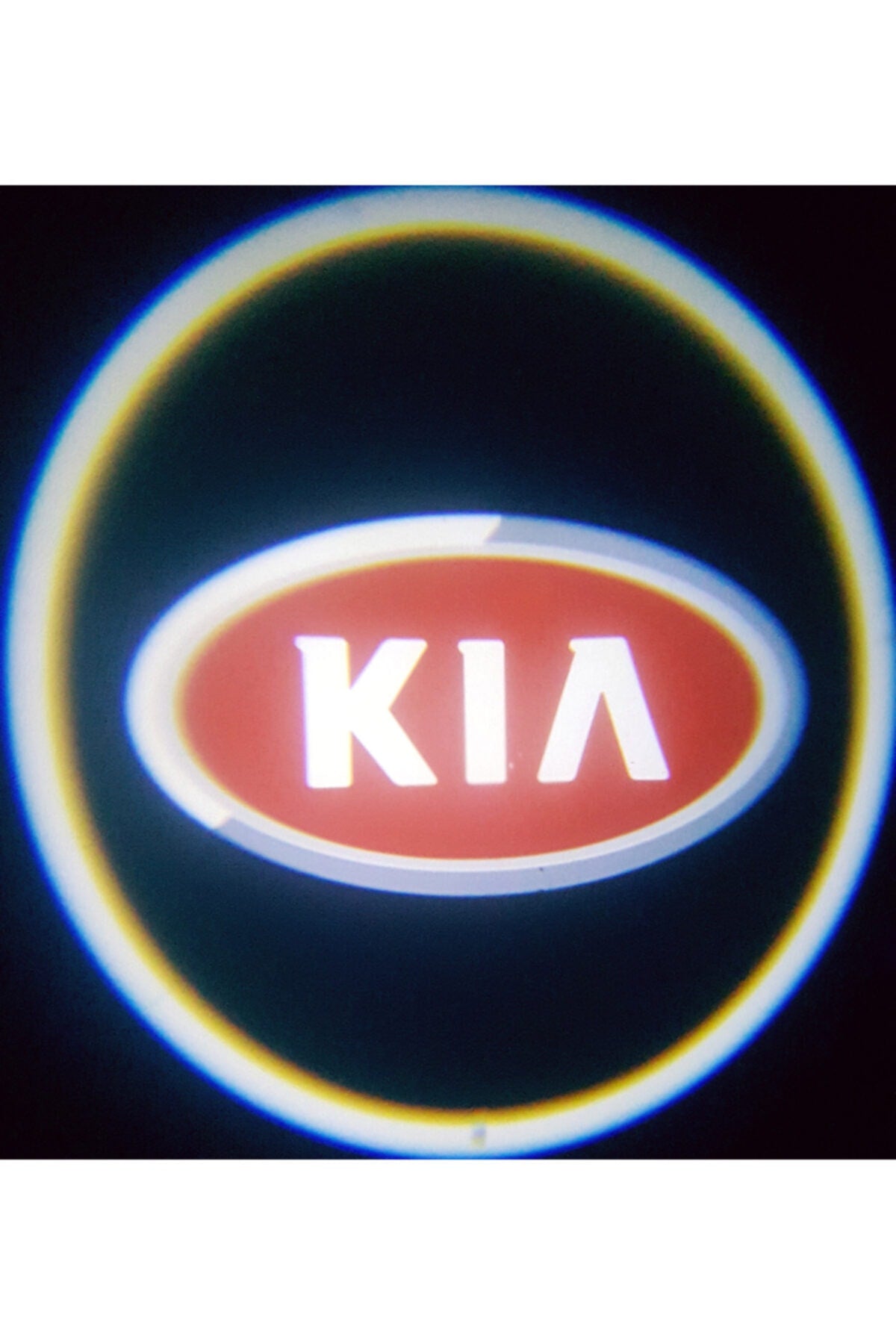 Kia Araçlar Için Pilli Yapıştırmalı Kapı Altı Led Logo