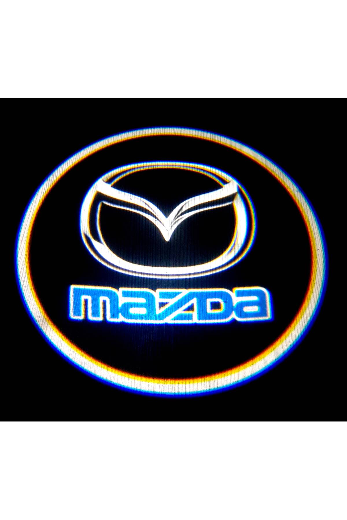 Mazda Araçlar Için Pilli Yapıştırmalı Kapı Altı Led Logo