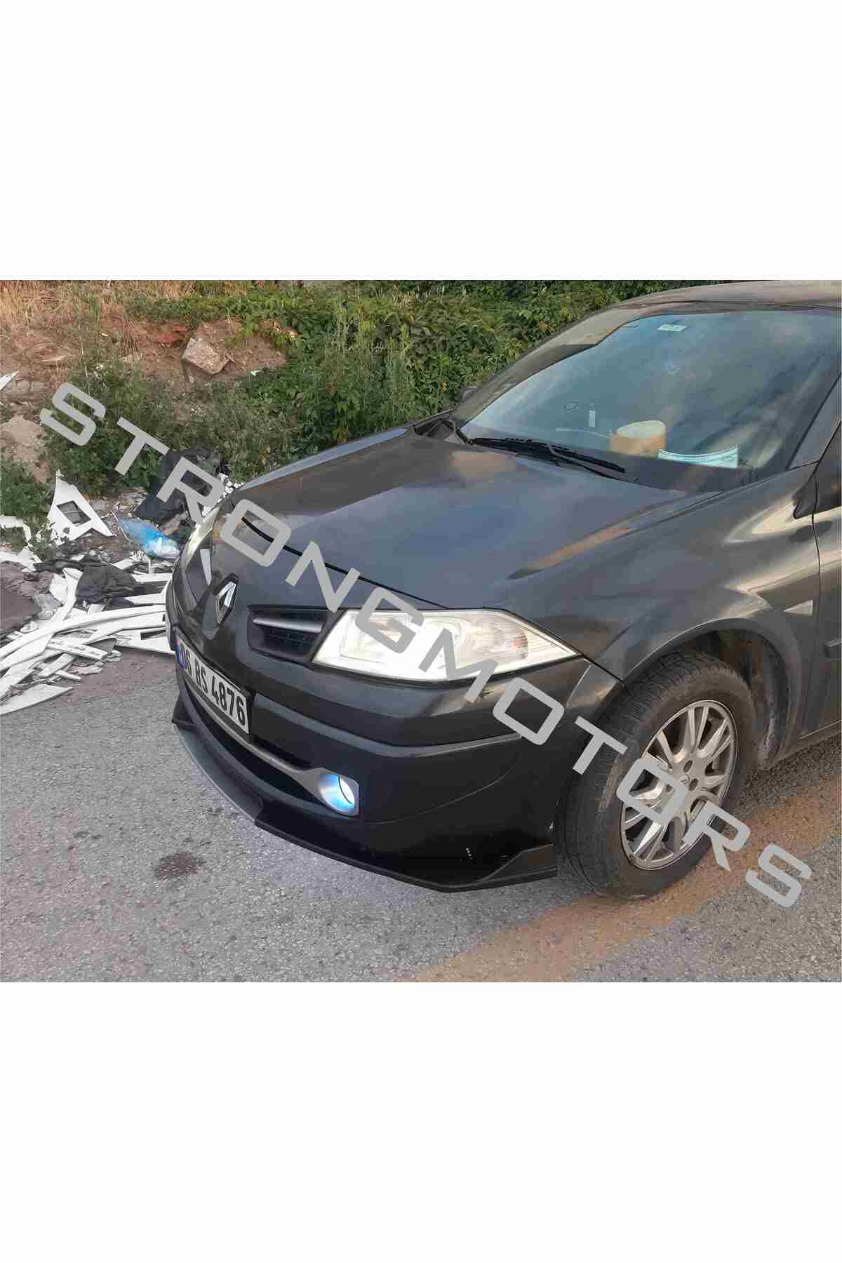 Megane 2 Ön Tampon Eki / 4 Parça Lip Karlık gri