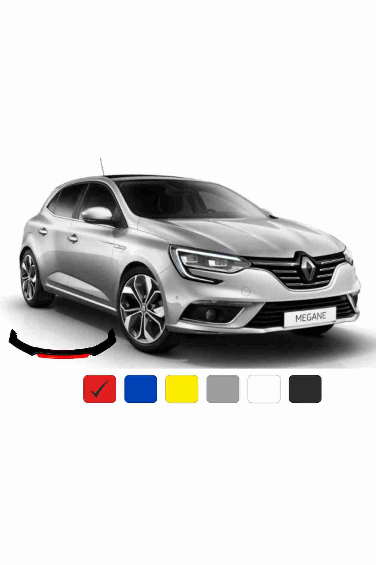 Megane 4 Lip 4 Parça Kırmızı