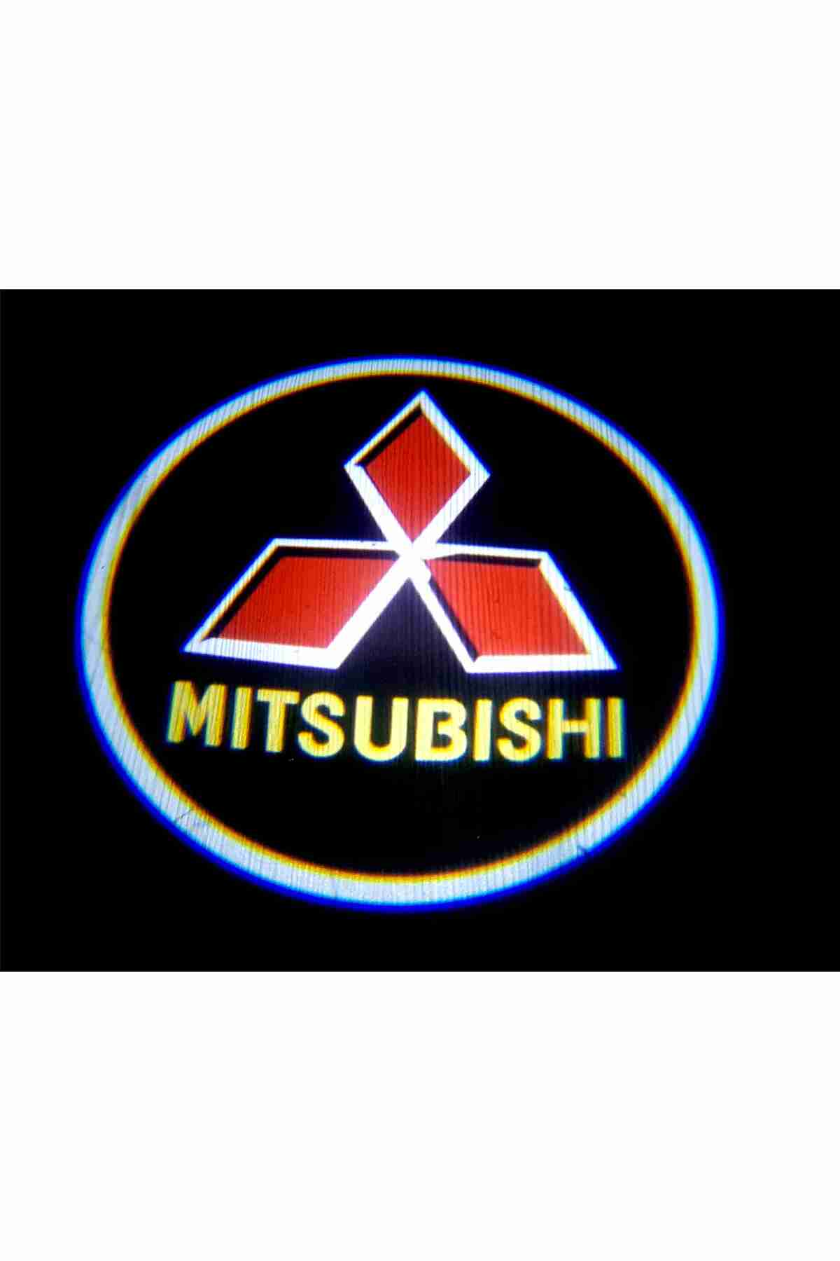 Mıtsubıshı Araçlar Için Pilli Yapıştırmalı Kapı Altı Led Logo