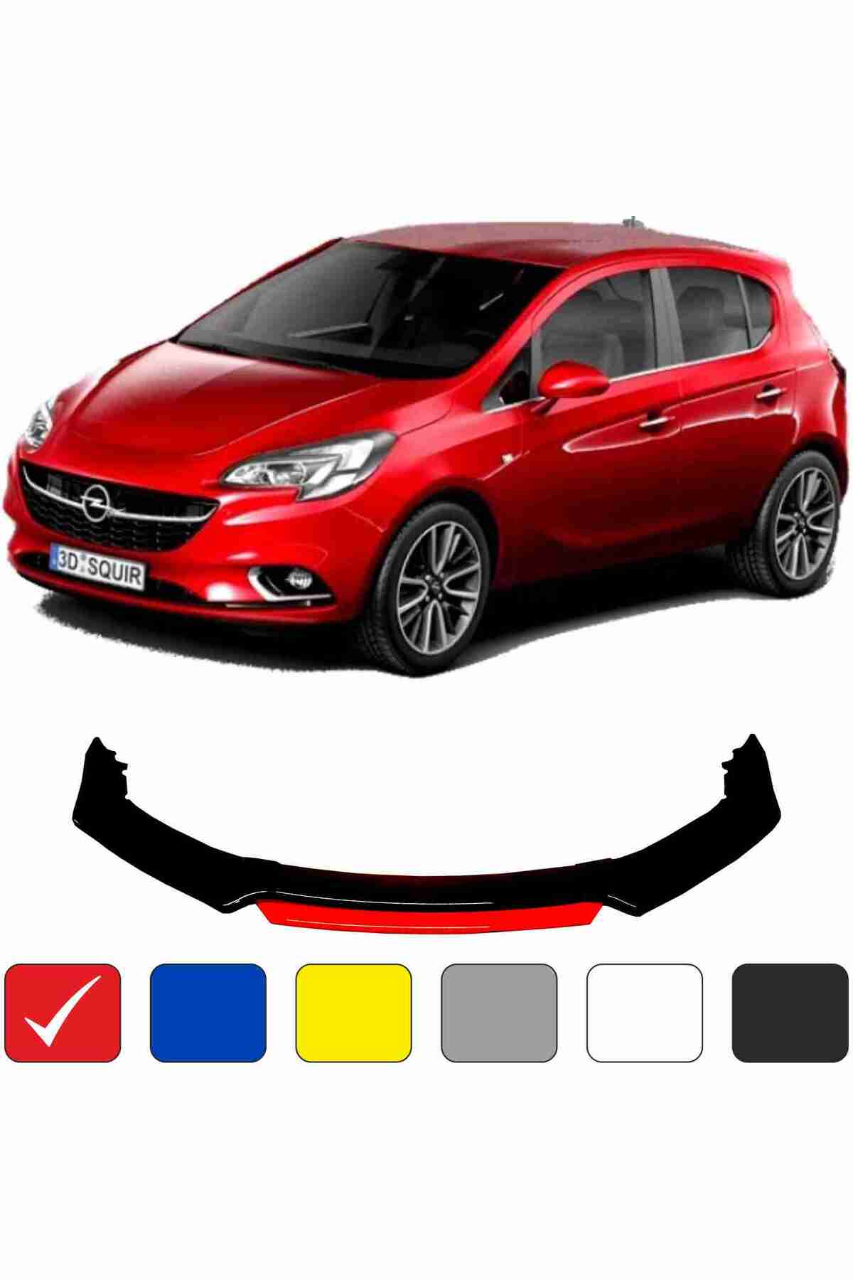 Opel Corsa Lip 4 Parça Kırmızı