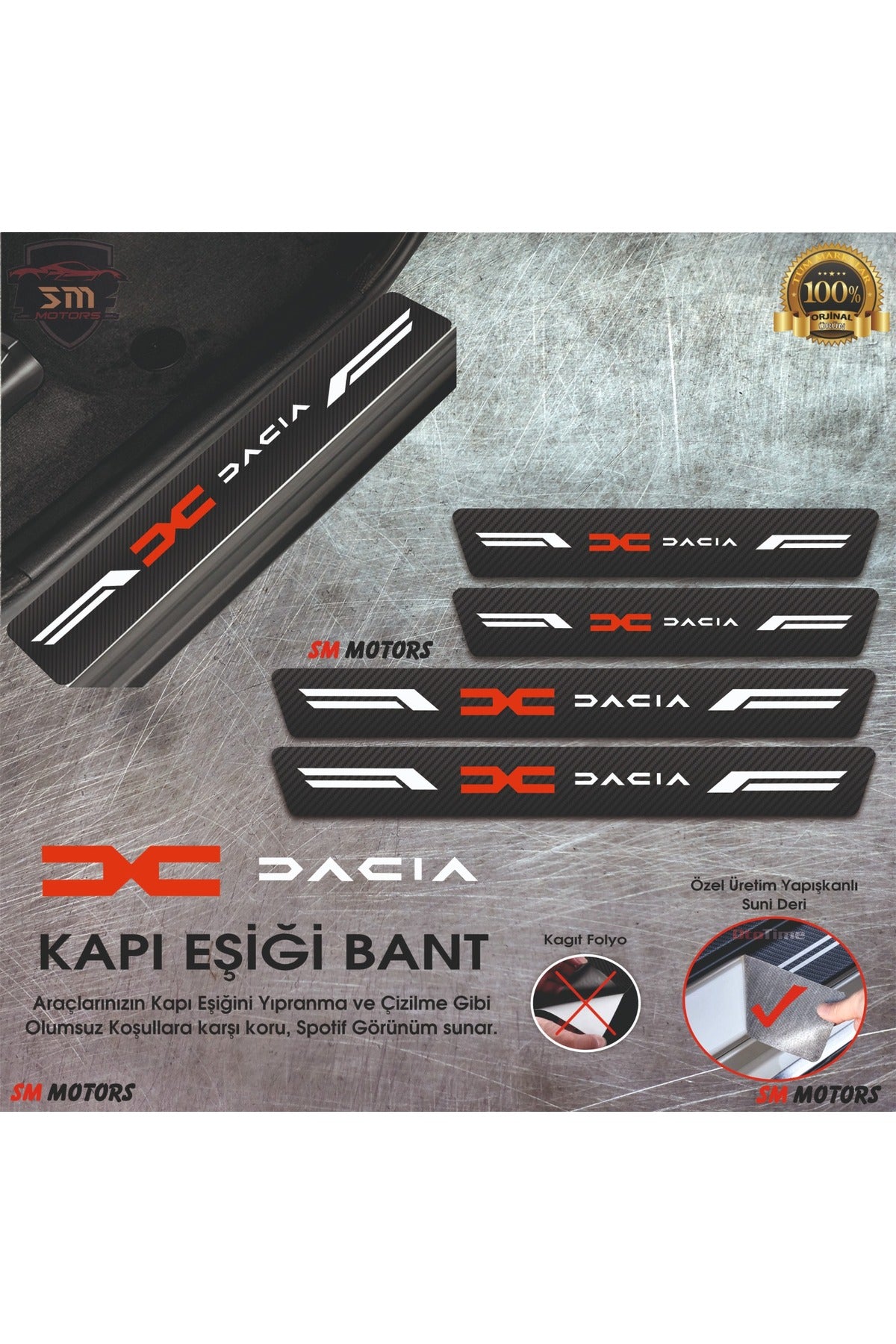 OTO KAPI EŞİĞİ DACİA YENİ LOGO