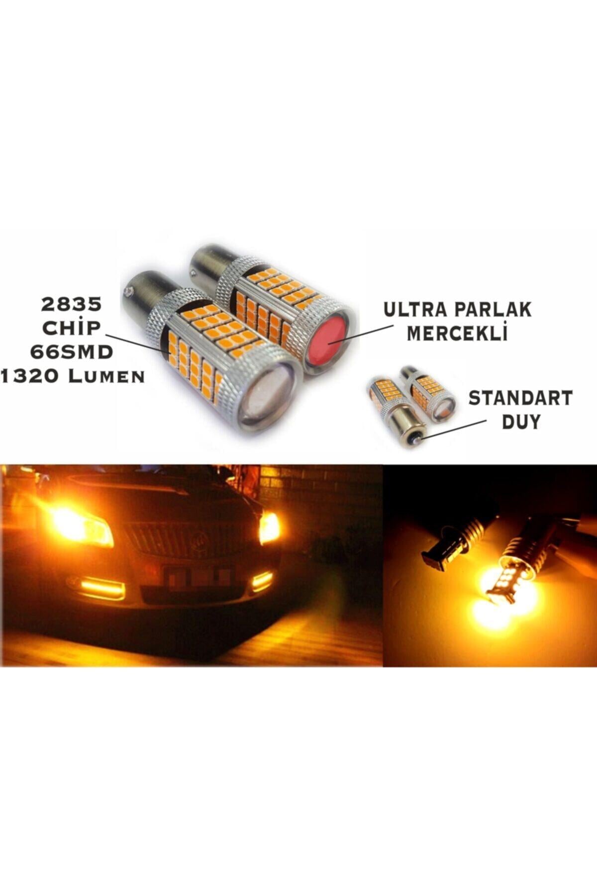 Premium Led Sinyal Ampul Seti-py21w-1156-bau15s-9w 150