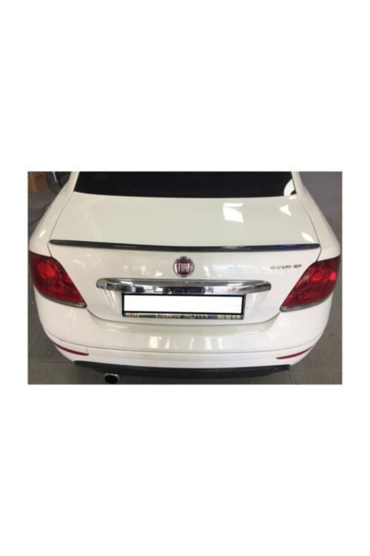 Spoiler Fiat Linea Bagaj Üzeri Çıta - Spoiler Pianoblack - Parlak Siyah + Çift Taraflı Bantlı 115 Cm