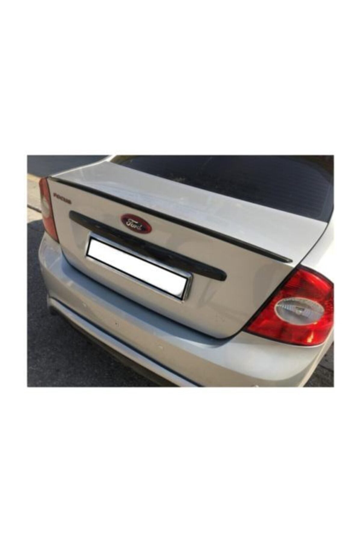 Spoiler Ford Focus 2 Bagaj Üzeri Çıta - Spoiler Pianoblack - Parlak Siyah Çift Taraflı Bantlı 115 Cm