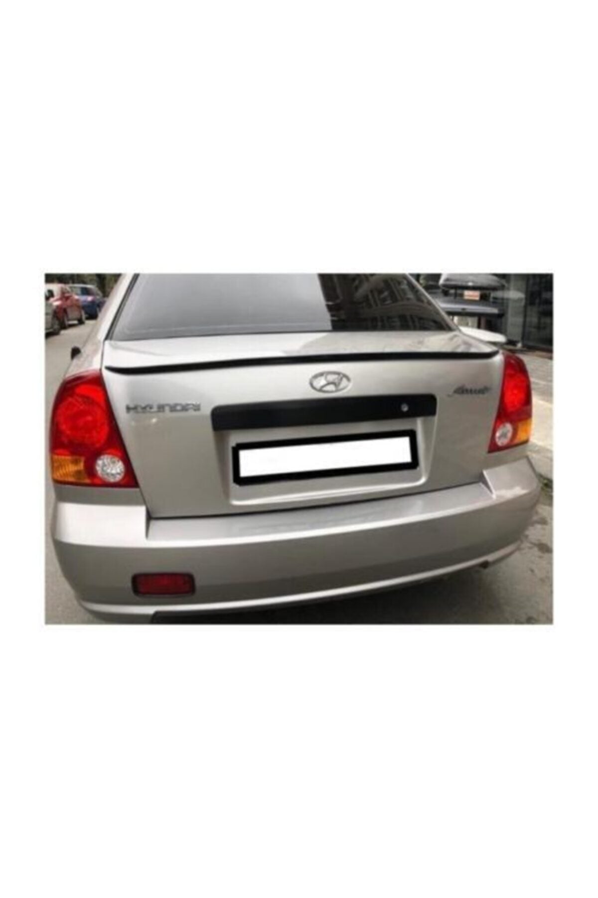 Spoiler Hyundai Admire Bagaj Üzeri Çıta Spoiler Pianoblack Parlak Siyah Çift Taraflı Bantlı 115 Cm