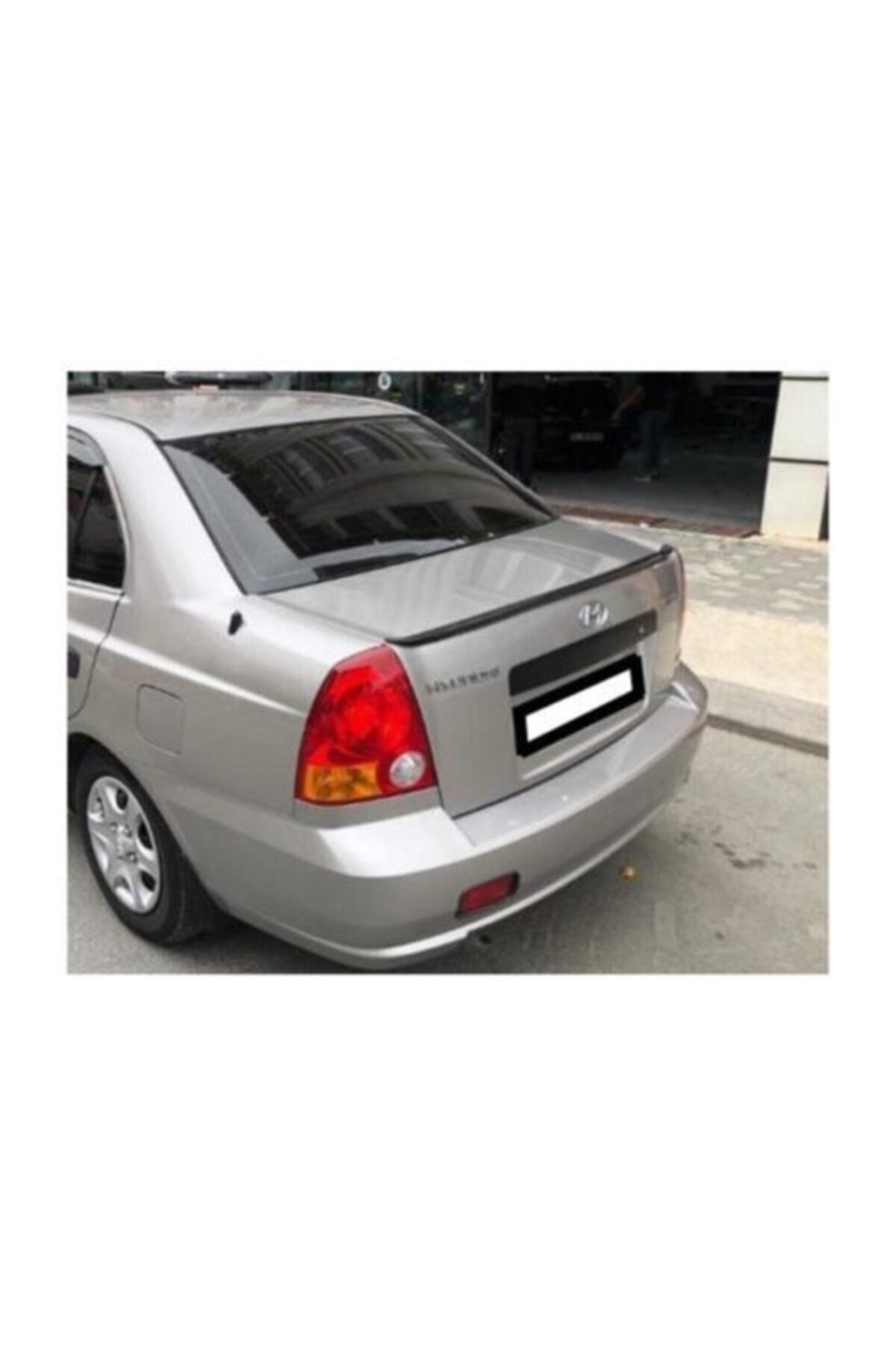 Spoiler Hyundai Admire Bagaj Üzeri Çıta Spoiler Pianoblack Parlak Siyah Çift Taraflı Bantlı 115 Cm