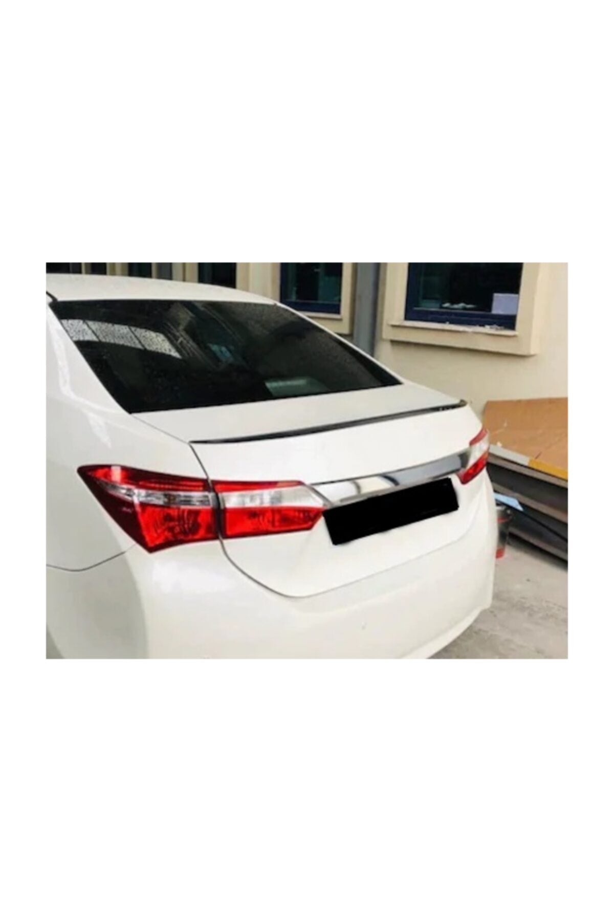 Spoiler Toyota Corolla 2013+bagaj Üzeri Çıta Spoiler Pianoblack Parlak Siyah Çift Taraflı Bantlı 120