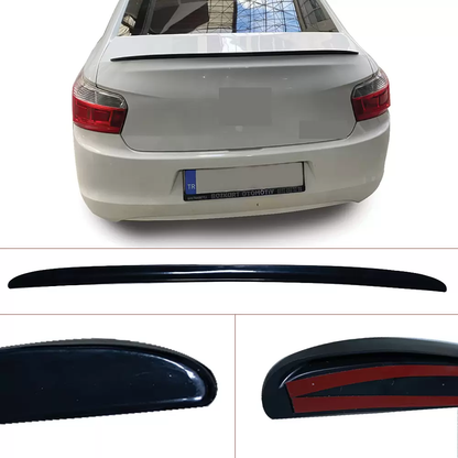 Oto Bagaj Üstü Esnek Spoiler Bagaj Çıtası  Piano Black