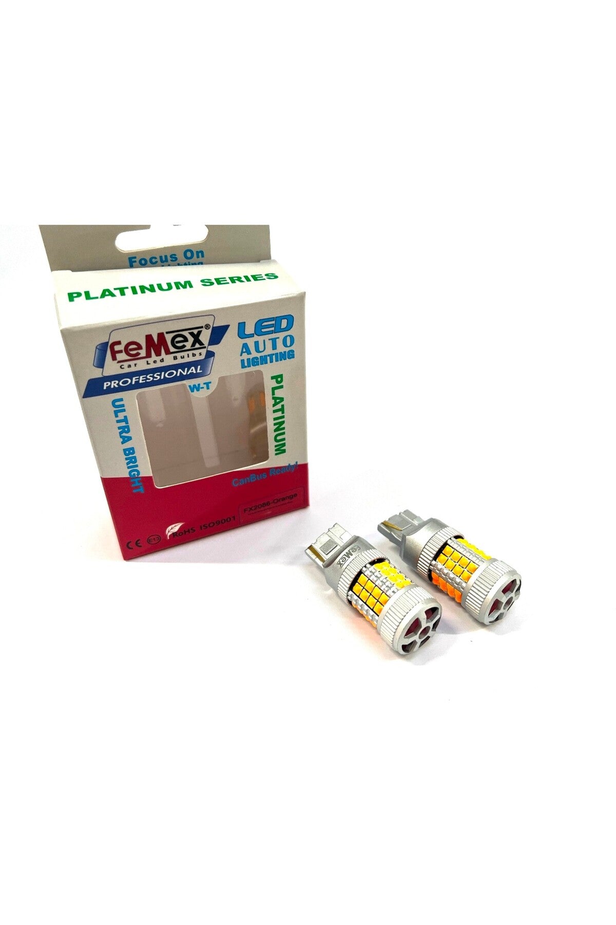 FEMEX T20 Oto Led Sinyal Ampulü Tak Kullan Decoderli Sinyal Fanlı LED Ampul