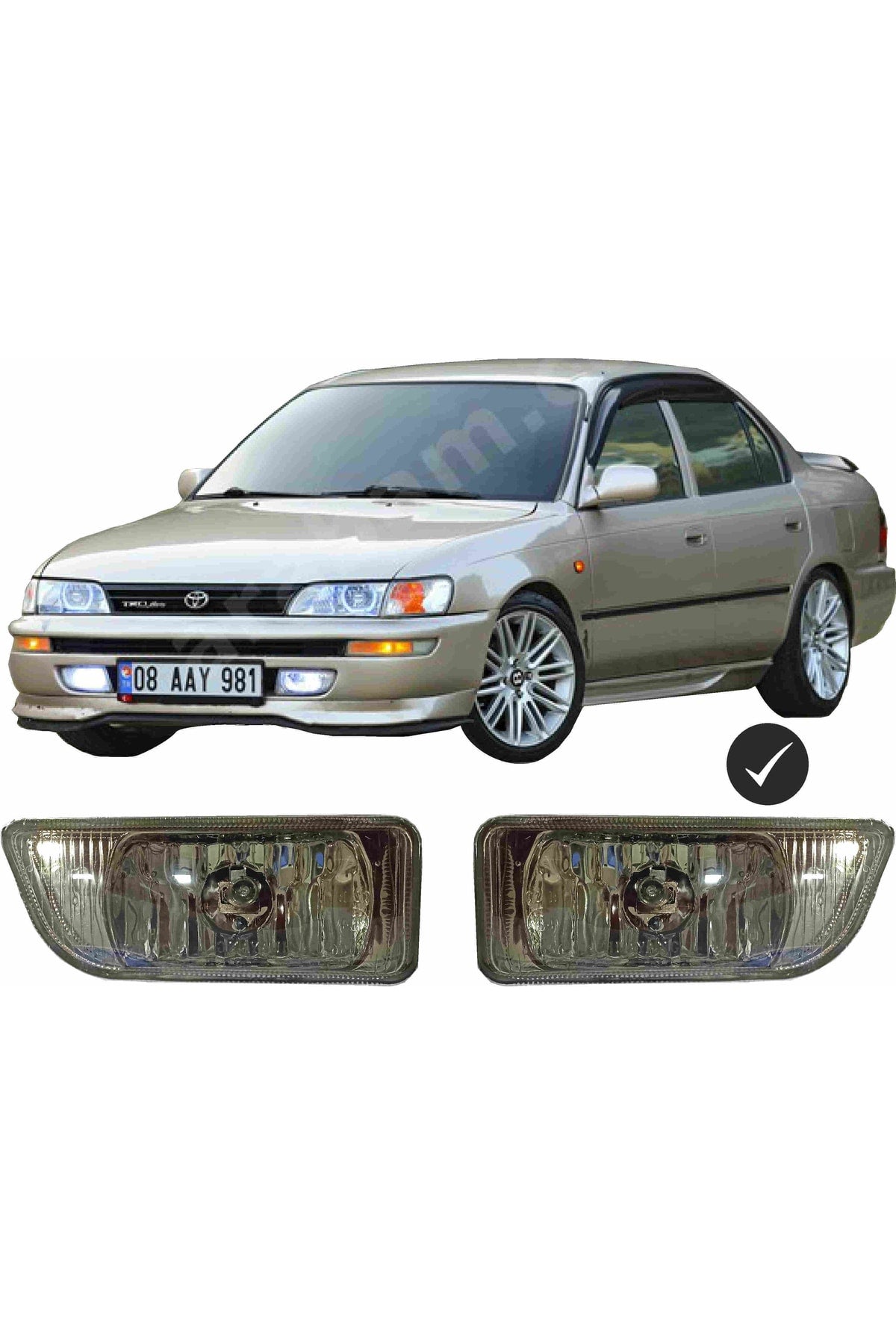 Sm Motors Toyota Corolla Efsane Kasa Sis Farı Siyah TYC00490459632