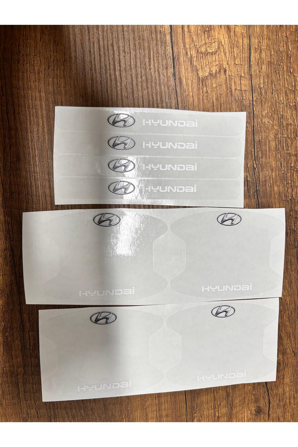 Üniversal Hyundai Accent Araçları için Uyumlu Kapı İçi Çizik Önleyi Seti 8'li